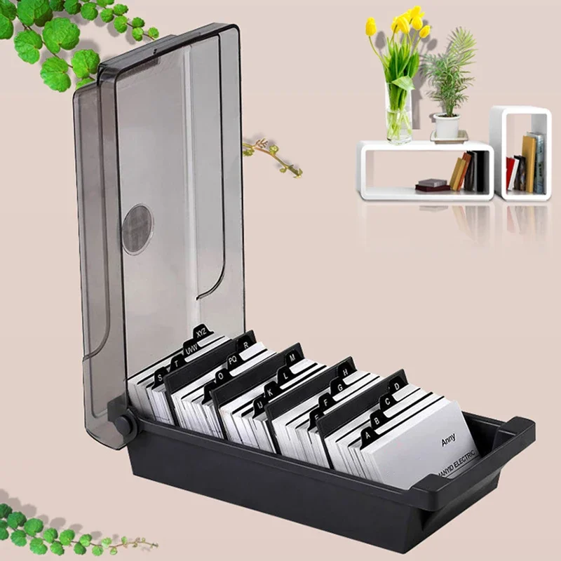 Business Card Holder, Plastic  - Card Index Box recensie en prijs