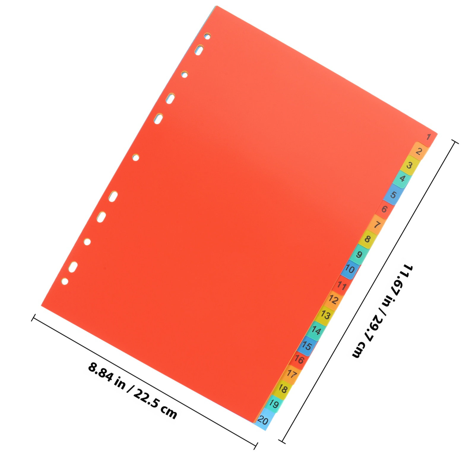 20 Sheets A4 Heavy Duty Binder - Tab Divider A4 recensie en prijs