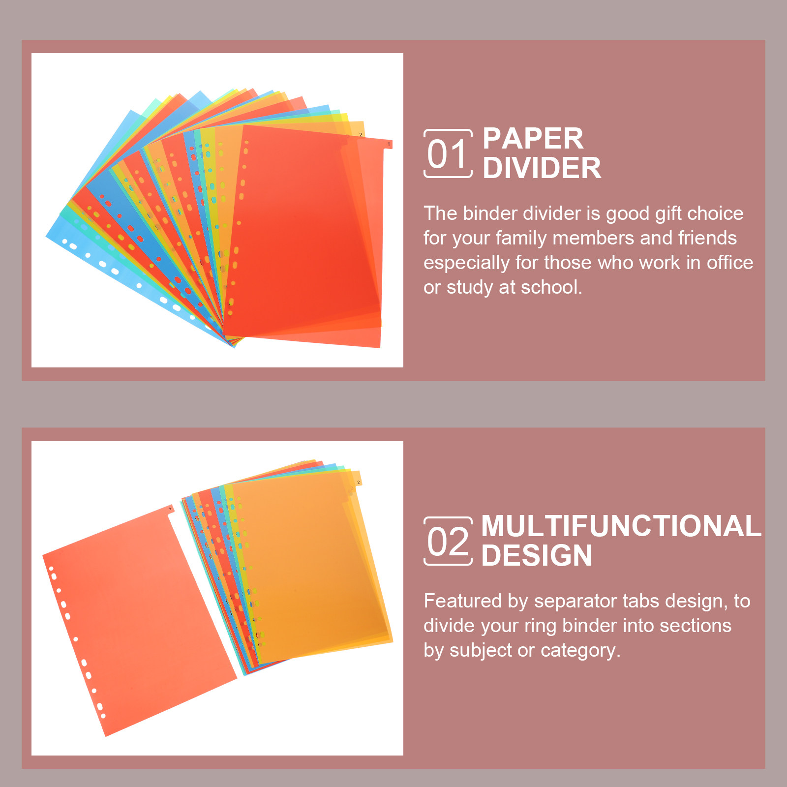 20 Sheets A4 Heavy Duty Binder - Tab Divider A4 recensie en prijs