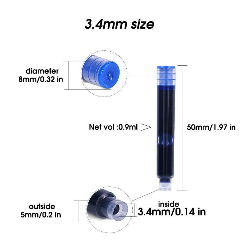 50pcs Fountain Pen Ink Cartrid - Fountain Pen Bottled Ink recensie en prijs