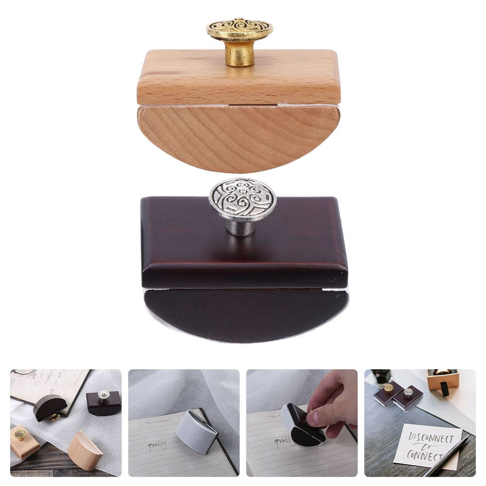 2Pcs Portable Wood Rocker Blot - Ink Blotter Paper recensie en prijs