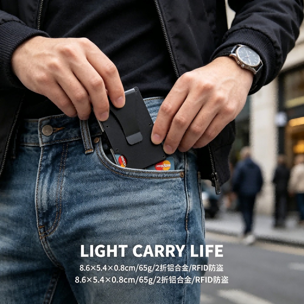 Aluminum Alloy Rfid Blocking C - Index Card Holder recensie en prijs