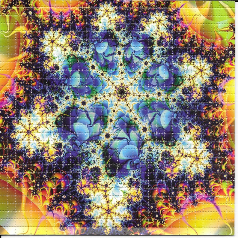 Fractal Psychedelic LSD Acid F - Ink Blotter Paper recensie en prijs
