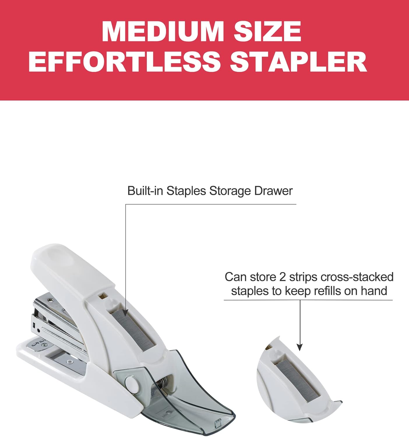 Effortless Standard Stapler Se - Stapler Half Strip recensie en prijs