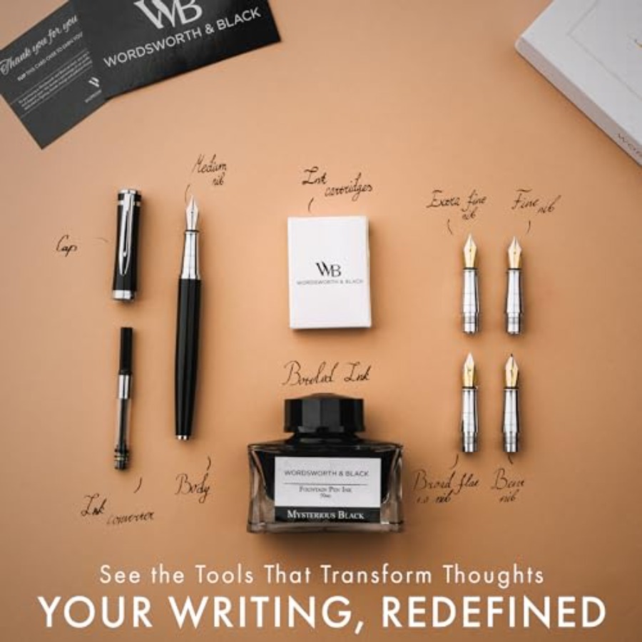 Fountain Pen Gift Set, Include - Fountain Pen Bottled Ink recensie en prijs