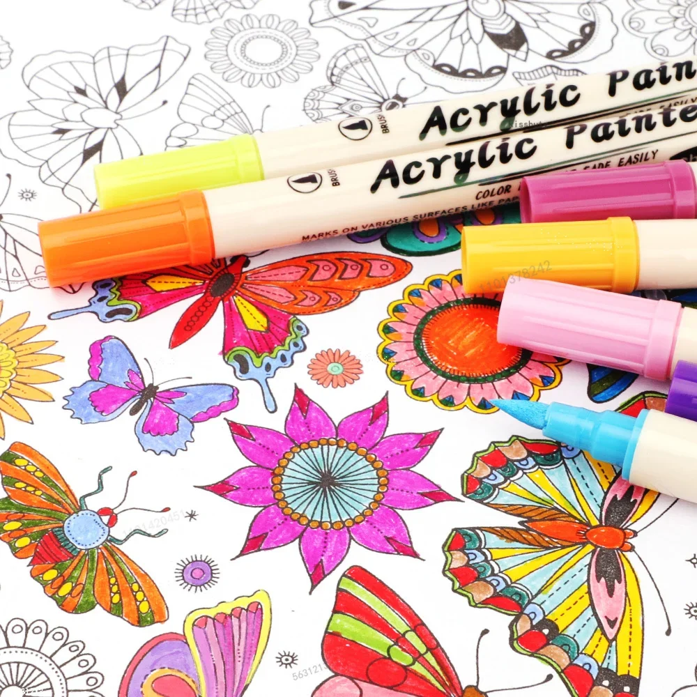 12-36 Colors Acrylic Paint Mar - Correction Pen Fine recensie en prijs