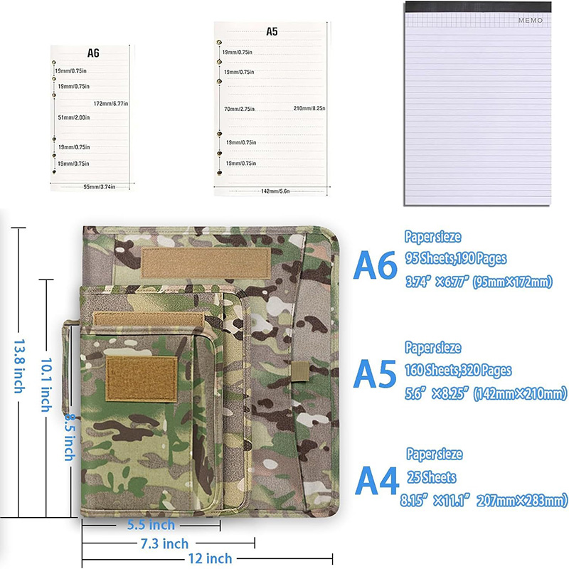 Tactical Outdoor Padfolio Ring - Binder A4 Lever recensie en prijs