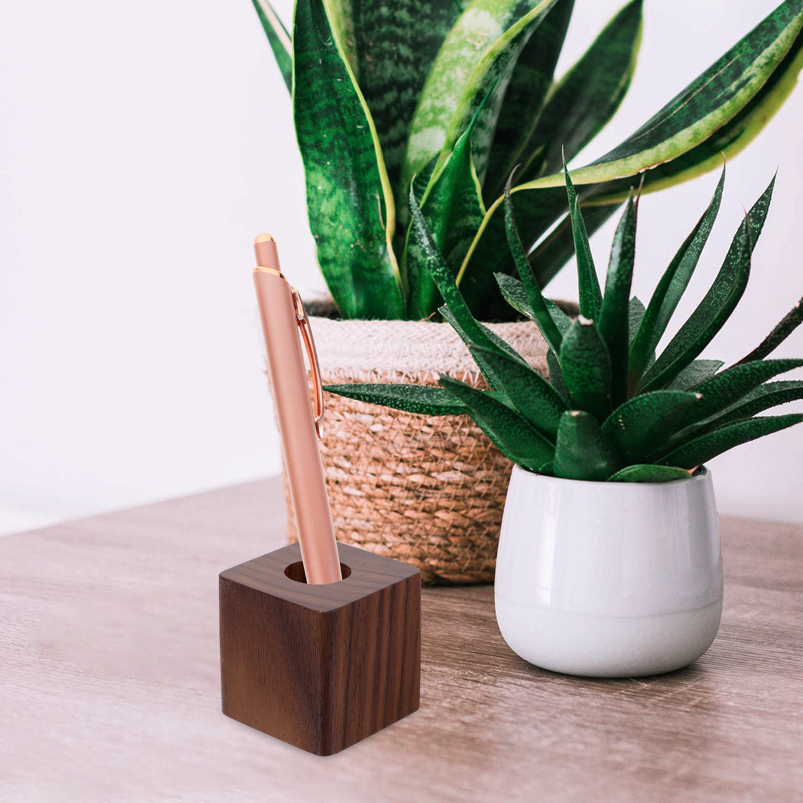 Single Wood Pen Holder Walnut  - Pen Rest Single recensie en prijs