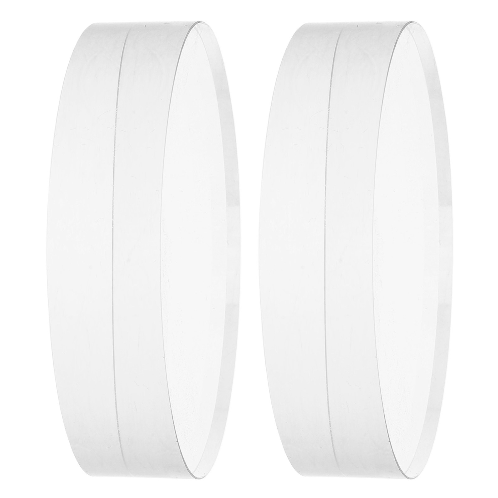 2Pcs Clear Round Crystal Glass - Book Weight Glass recensie en prijs