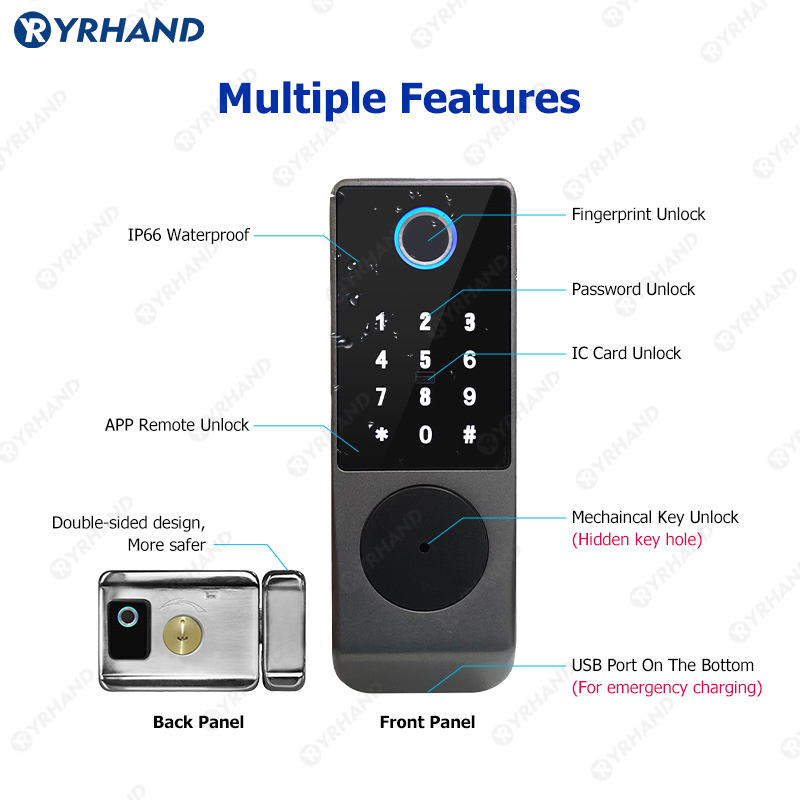 Tuya Smart lock Waterproof Wif - Letter Opener Brass recensie en prijs