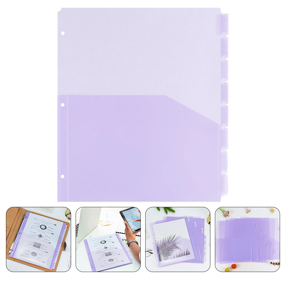 2Sets Binder Dividers A4 Plast - Tab Divider A4 recensie en prijs
