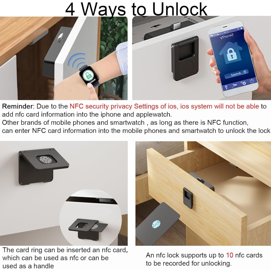NFC Drawer Door Lock Invisible - Card Index Box recensie en prijs