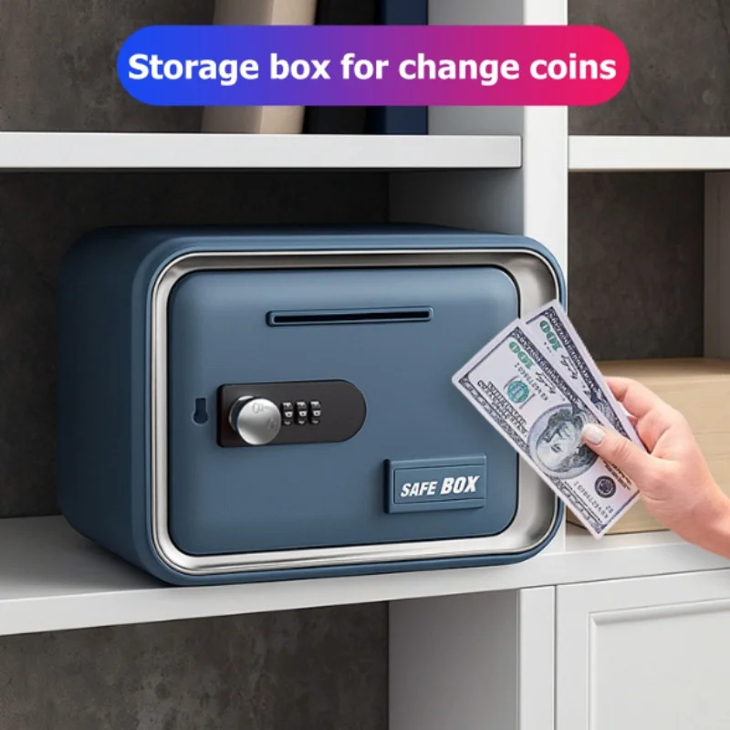 24x18x15cm Safe Box with Key L - Card Index Box recensie en prijs