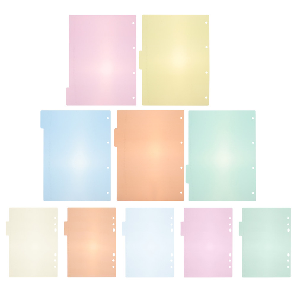 1Set Pastel Binder Dividers Pl - Tab Divider A4 recensie en prijs