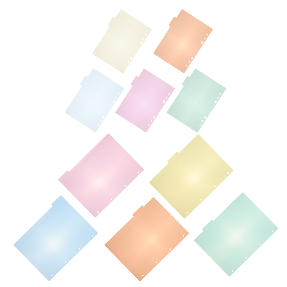 1Set Pastel Binder Dividers Pl - Tab Divider A4 recensie en prijs