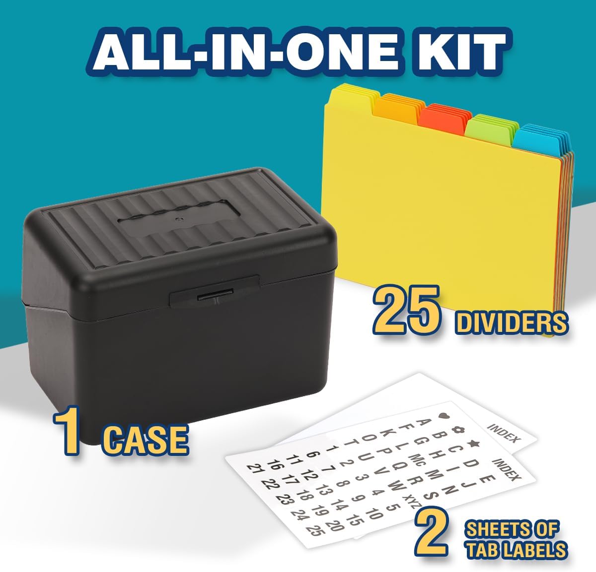 4x6 Inch Index Card Holder wit - Index Card Holder recensie en prijs