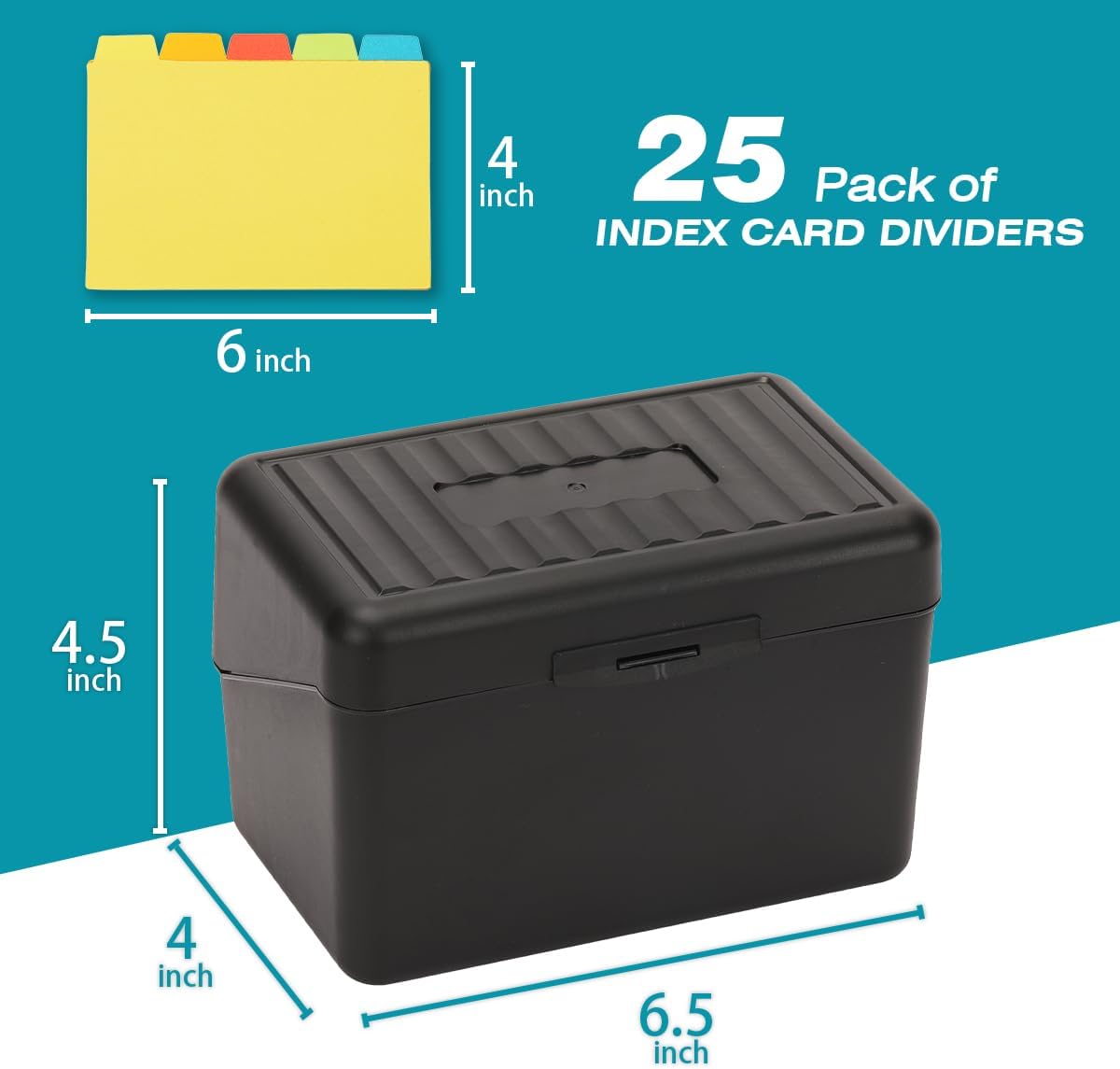 4x6 Inch Index Card Holder wit - Index Card Holder recensie en prijs